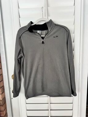 Champion Gray Fleece Quarter-Zip Pullover